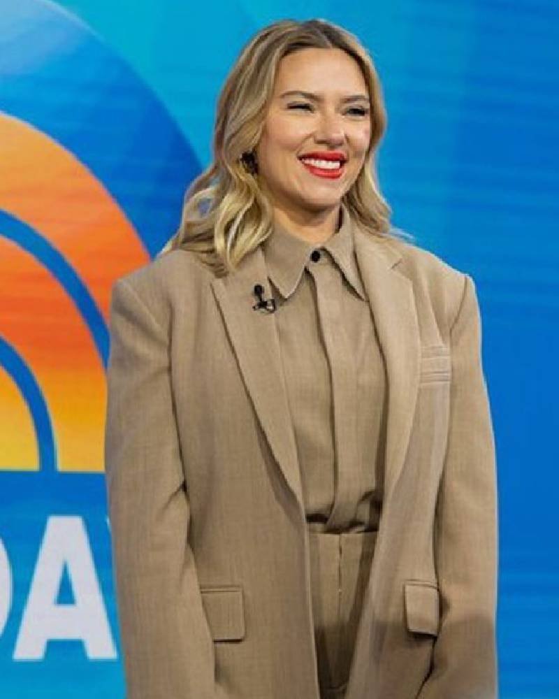 The Today Show Scarlett Johansson Suit Clanton Jacket