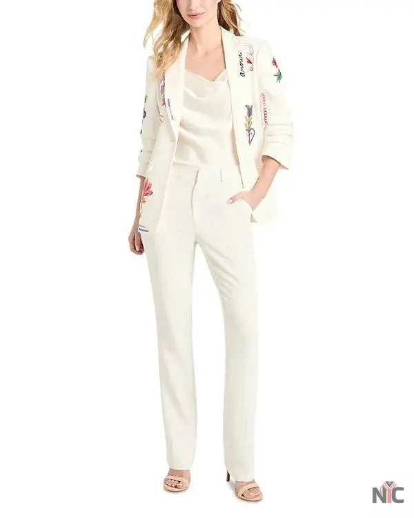 The Today Show Trisha Yearwood Summer Love White Blazer Clanton Jacket