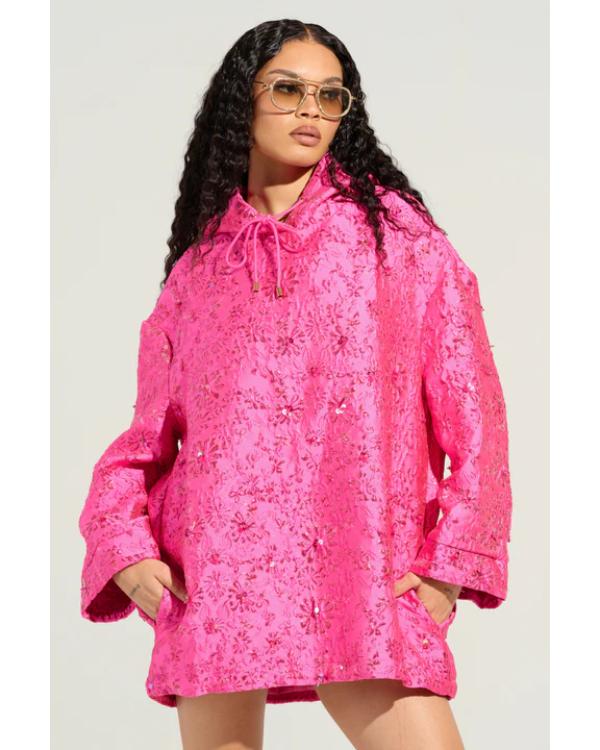 The Traitors US S04 Porsha Williams Pink Embellished Dress