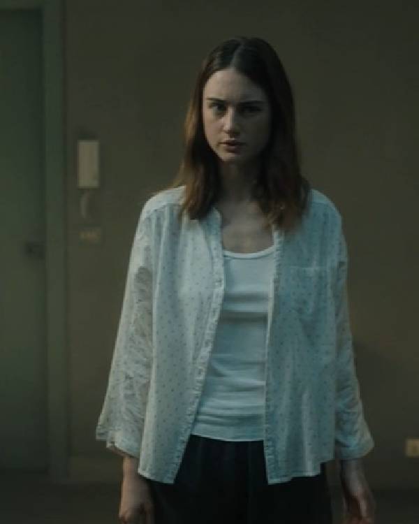 The Twisted Tale of Amanda Knox Grace Van Patten White Top USA Jackets