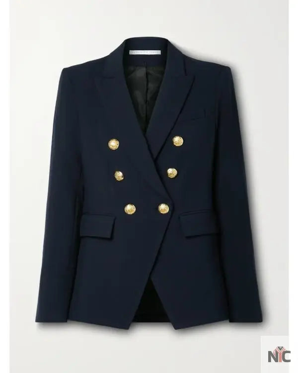 The View 2025 Joy Behar Blue Double Breasted Blazer Clanton Jacket
