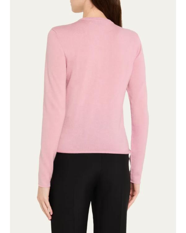 The View 2025 Sara Haines Pink Sequin Fringed Sweater
