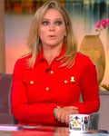 The View 2025 Sara Haines Red Shirt Jacket Clanton Jacket