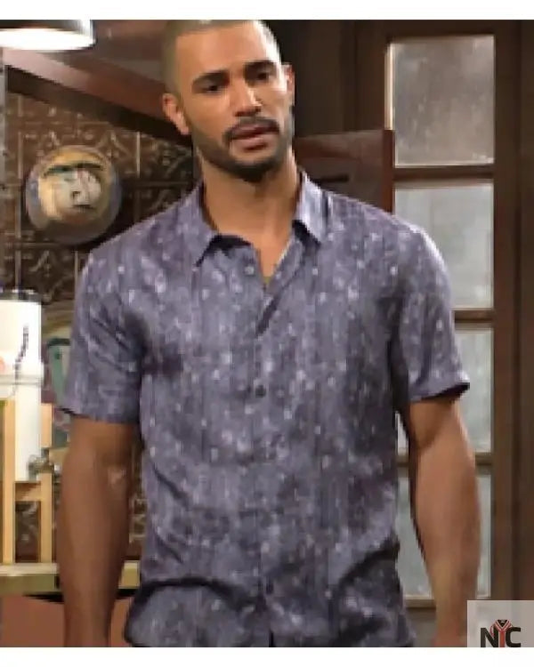 The Young And The Restless 2025 Holden Novak Printed Shirt Clanton Jacket