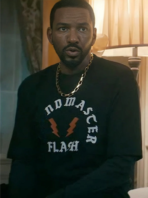 The Boys S5 Laz Alonso Grandmaster Flash Black T-Shirt