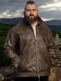 The Celebrity Traitors Joe Marler Leather Jacket