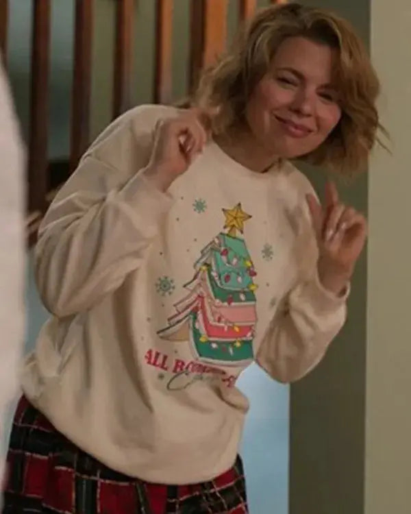 The Christmas Baby Ali Liebert “All Booked For Christmas” Sweatshirt