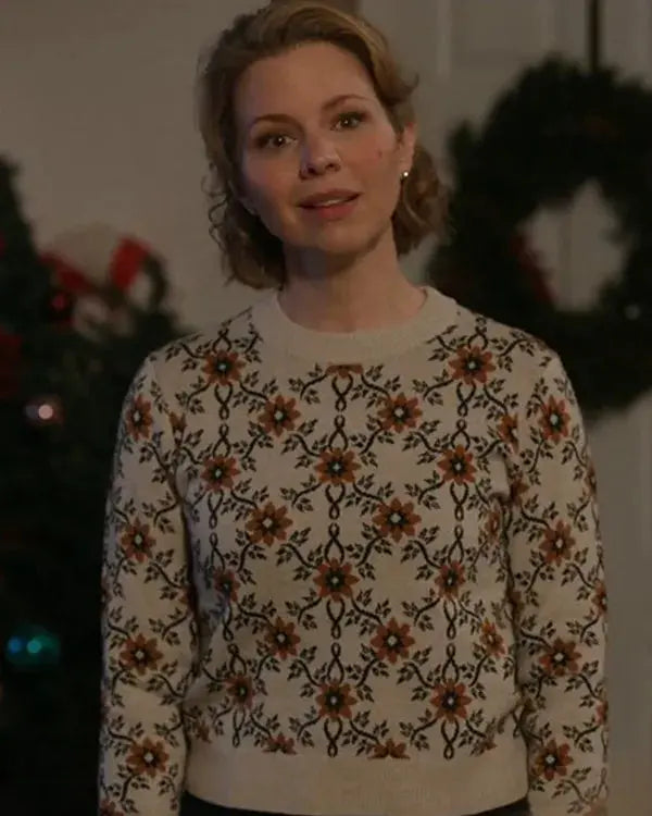 The Christmas Baby Ali Liebert Floral Sweater