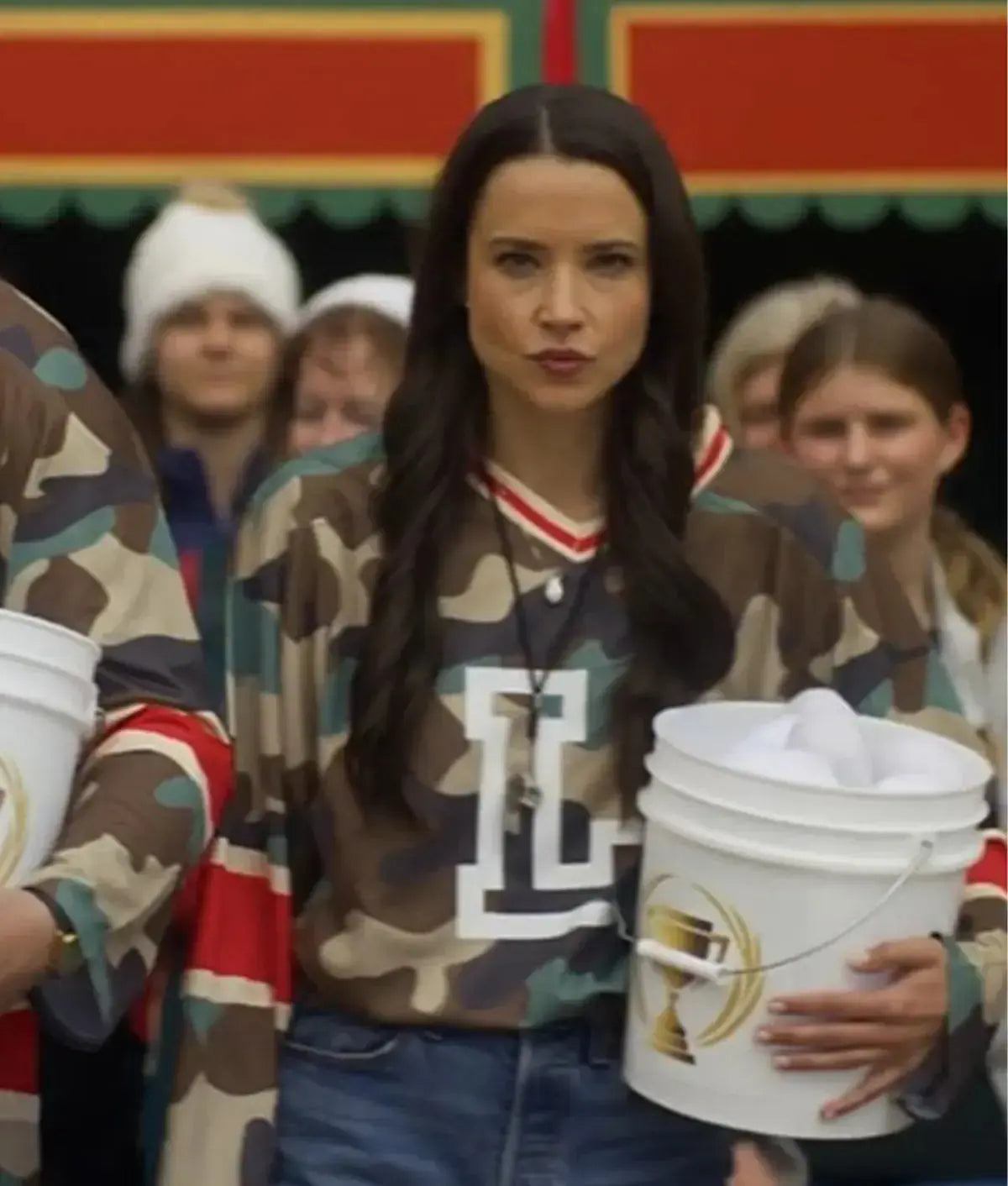 The Christmas Cup Rhiannon Fish Striped Camo Jersey
