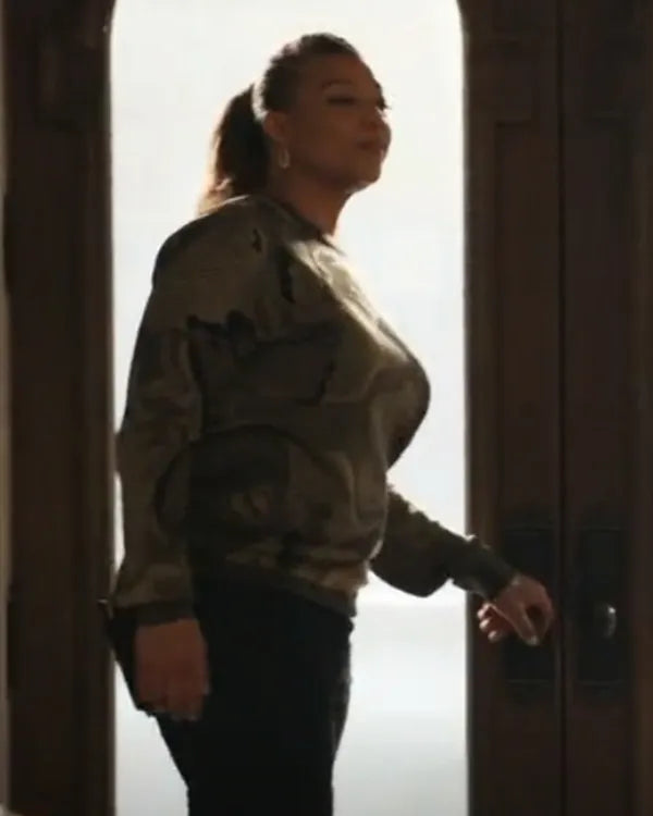 The Equalizer Season 2 Queen Latifah Skull Print Sweater