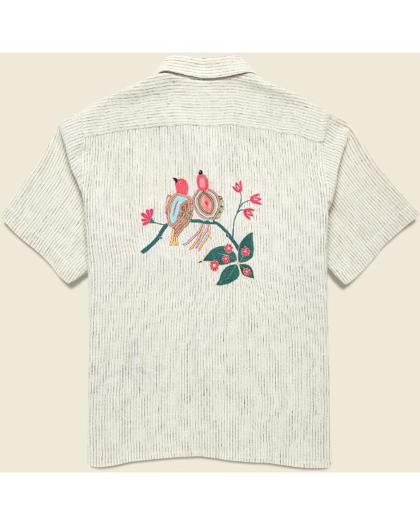 The Four Seasons S02 Marco Calvani Embroidered Bird Shirt WorthVee