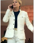 The Girlfriend 2025 Robin Wright White Jacket