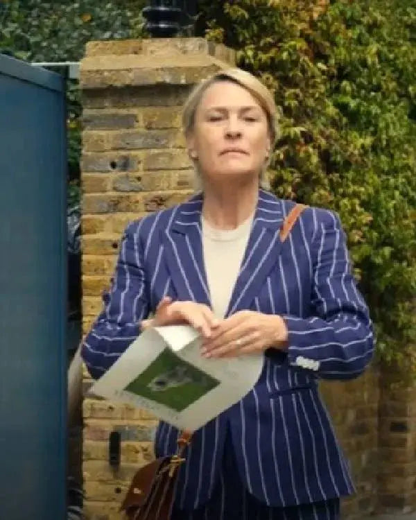 The Girlfriend Robin Wright Striped Blazer