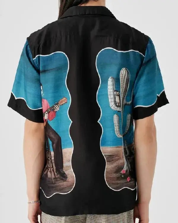 The Great British Bake Off Noel Fielding Haunted By An Owl Long Sleeve Shirt