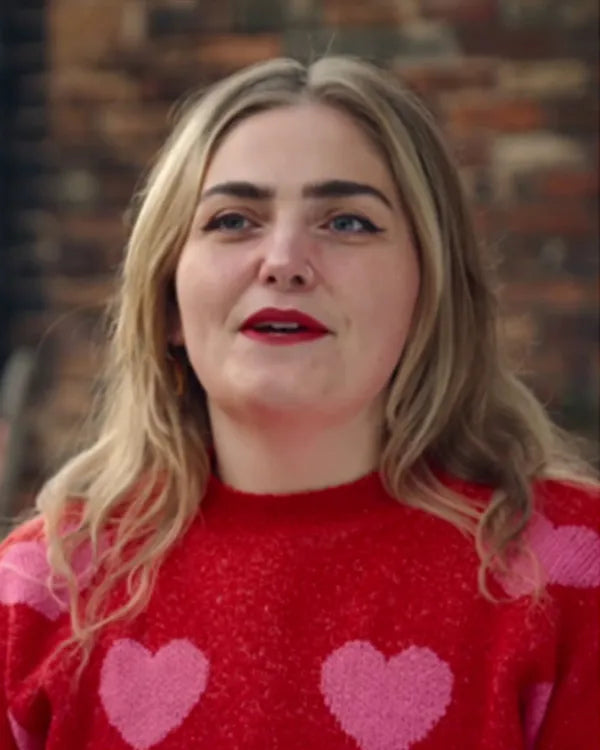 The Great Pottery Throwdown S09 Pink Hearts Sweater