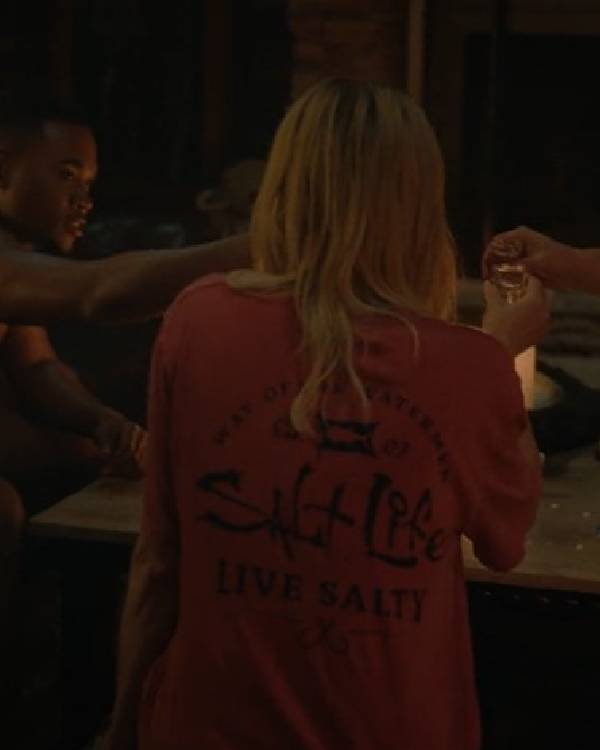 The Hunting Wives Brittany Snow Pink T-Shirt Clanton Jacket