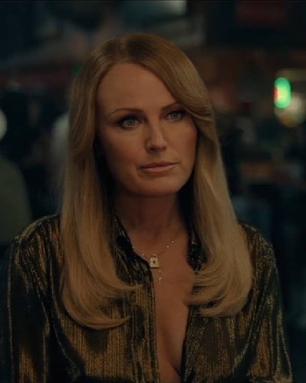 The Hunting Wives Malin Akerman Silk Blouse Clanton Jacket