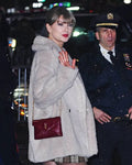 “The Late Show with Stephen Colbert” Taylor Swift Hooded Faux Fur Coat