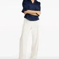 The Today Show 2025 Christine Romans Silk Puff Sleeve Shirt