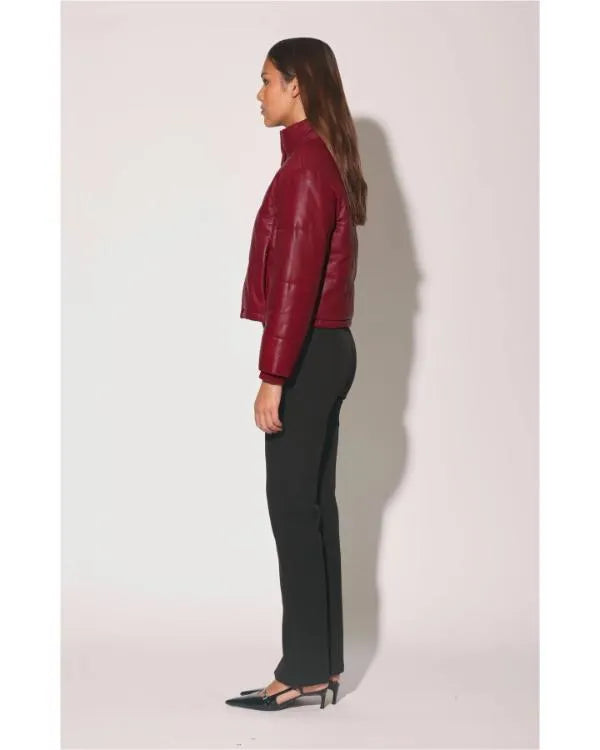 The Today Show 2025 Vicky Nguyen Maroon Leather Jacket