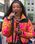 The Today Show Christiani Pitts Flower Puffer Jacket WorthVee