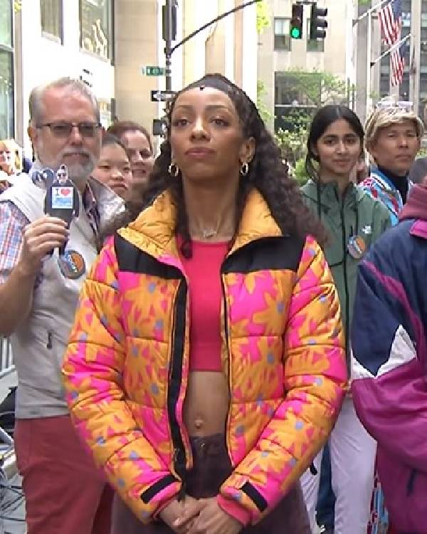 The Today Show Christiani Pitts Flower Puffer Jacket WorthVee