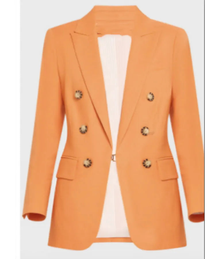 The Today Show Hoda Kotb Orange Blazer