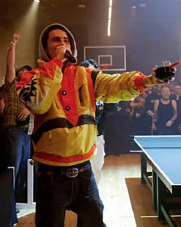 The Underground Table Tennis Tournament Timothée Chalamet Multicolor Jacket