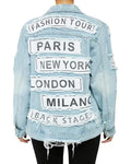 The Valley Persian Style S01 Mercedeh Javid Patchwork Denim Jacket