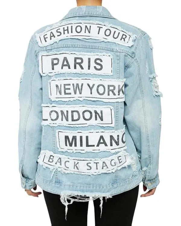 The Valley Persian Style S01 Mercedeh Javid Patchwork Denim Jacket