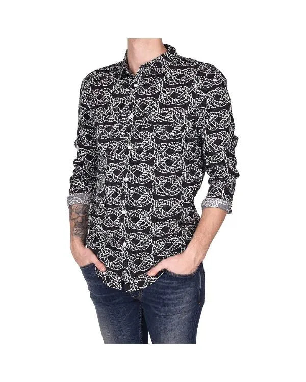 The Valley Persian Style S01 Reza Farahan Rope Print Shirt