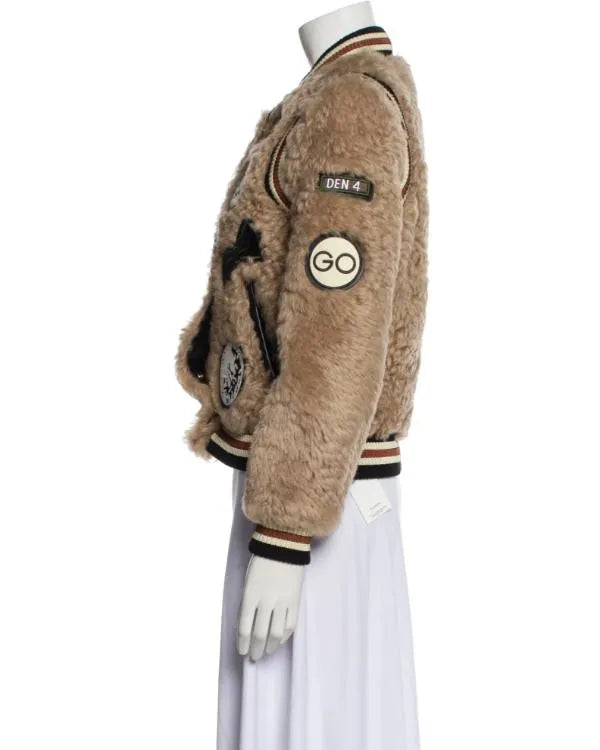 The Valley Persian Style S01 Sky Asakari Brown Sherpa Jacket