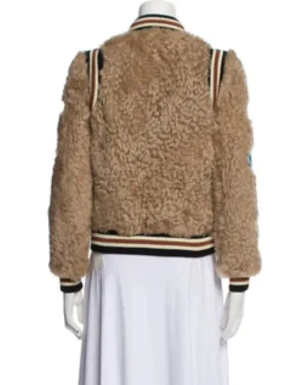 The Valley Persian Style S01 Sky Asakari Brown Sherpa Jacket