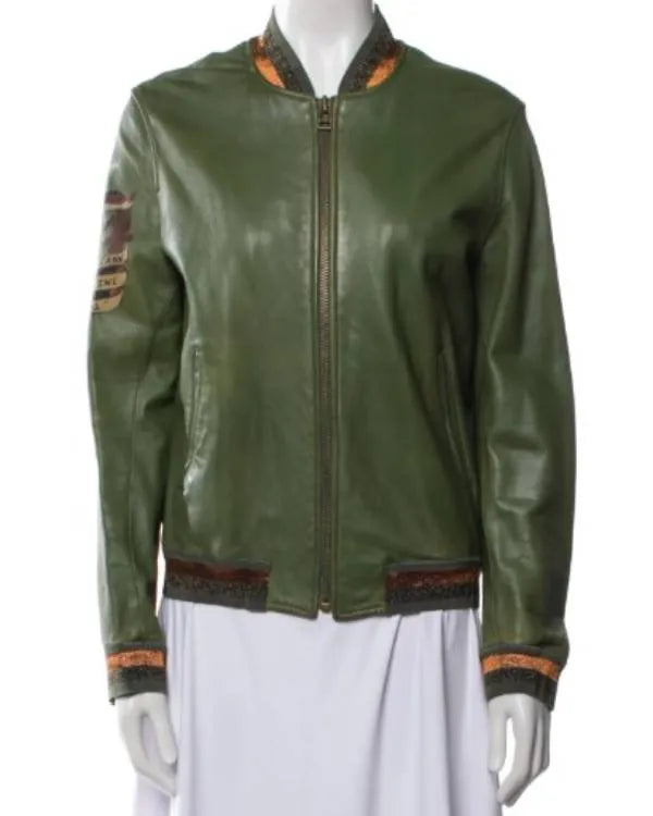 The Valley Persian Style S01 Sky Asakari Green Bomber Jacket