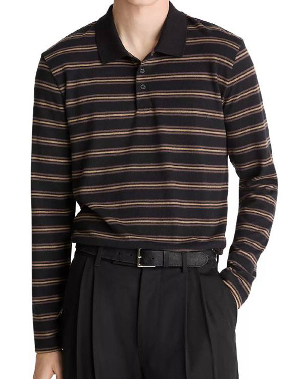 The View Nate Bargatze Striped Polo Shirt WorthVee