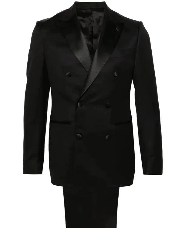 The Voice S28 Dylan Efron Black Double-Breasted Blazer