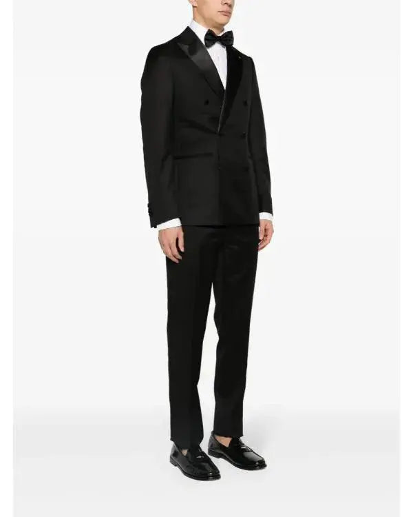 The Voice S28 Dylan Efron Black Double-Breasted Blazer
