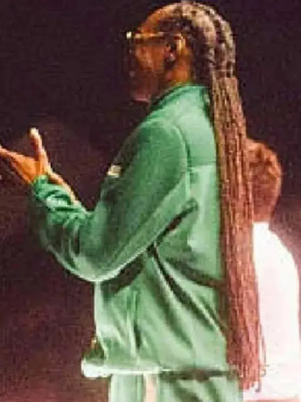 The Voice S28 Snoop Dogg Green Bomber Jacket