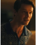 The White Lotus S03 Patrick Schwarzenegger Medallion Print Shirt