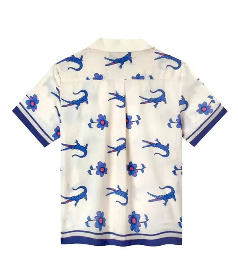 The White Lotus S3 Lochlan Ratliff Crocodiles Shirt