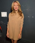 This Morning 2025 Cat Deeley Brown Belted Jumper Dress