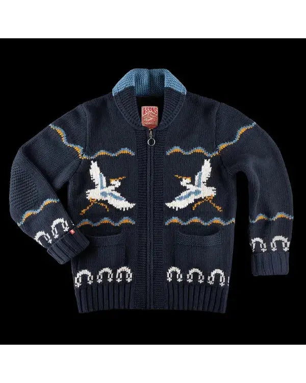 This Morning 2025 Ben Shephard Blue Crane Knitted Cardigan