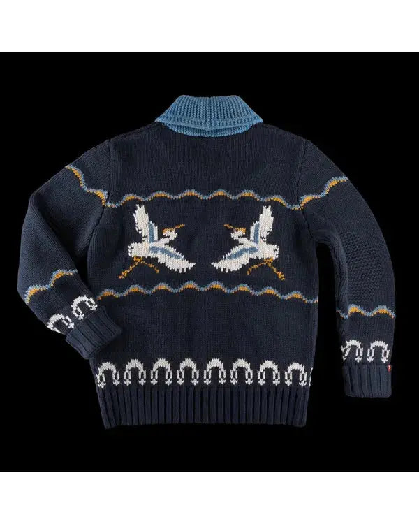 This Morning 2025 Ben Shephard Blue Crane Knitted Cardigan