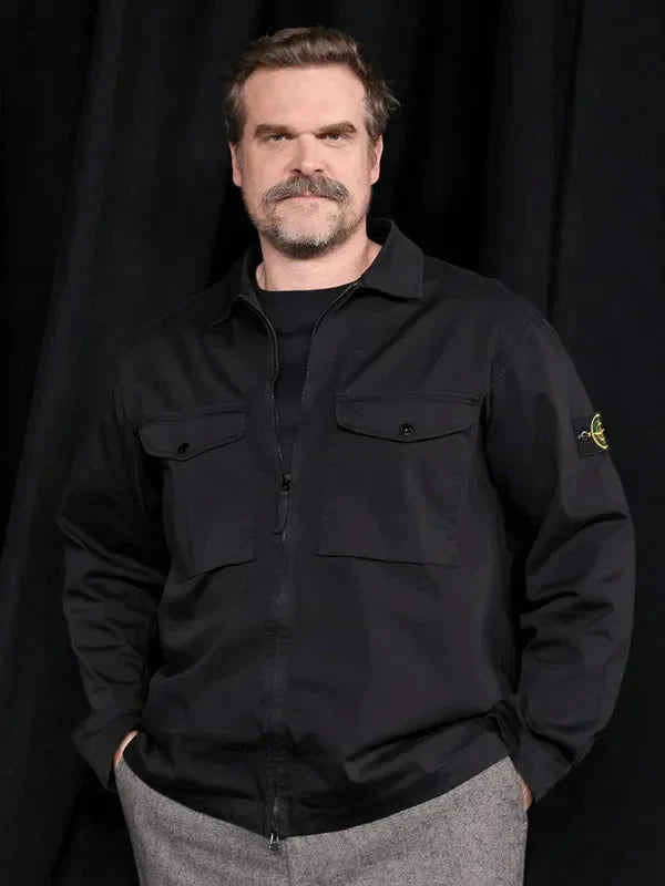 Thunderbolts David Harbour Black Cotton Jacket Clanton Jacket