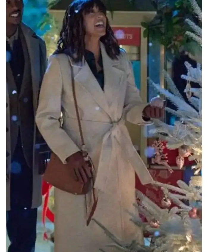 Tidings for the Season Tamera Mowry-Housley Wool Coat