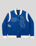 Tier Franklin Armstrong Blue Varsity Jacket