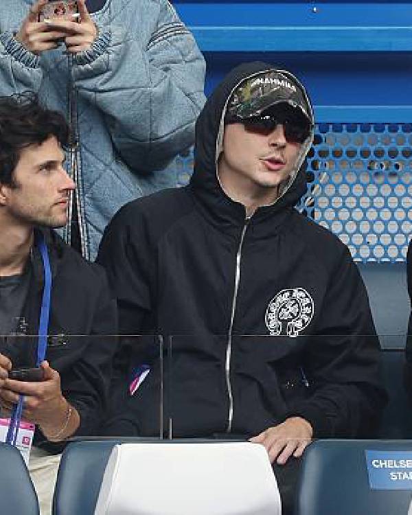 Timothee Chalamet Chelsea and Fulham Chrome Hearts Hoodie NYC Jackets