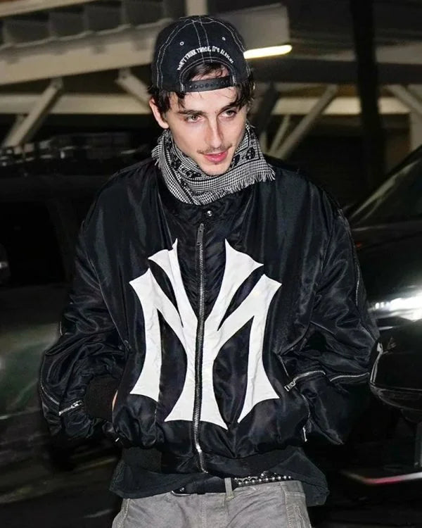Timothée Chalamet My City Bomber Jacket