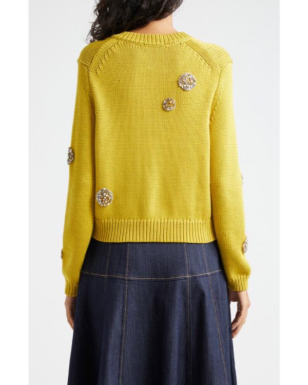 The Neighborhood S08 Tichina Arnold Embellished Yellow Cardigan