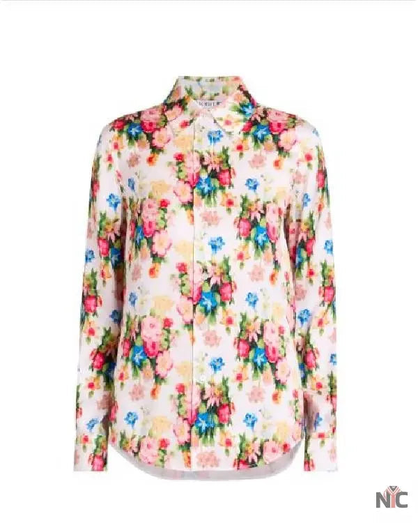 Today Jill Martin Floral Shirt Clanton Jacket
